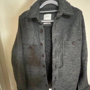 Percival Men's Wool Blend Overshirt